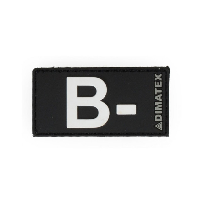 Bloedgroep patch B- - Dimatex