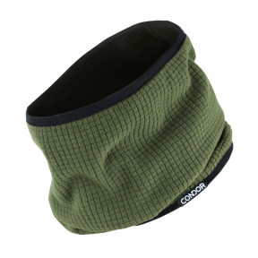Tour de cou réversible vert olive/noir - Condor