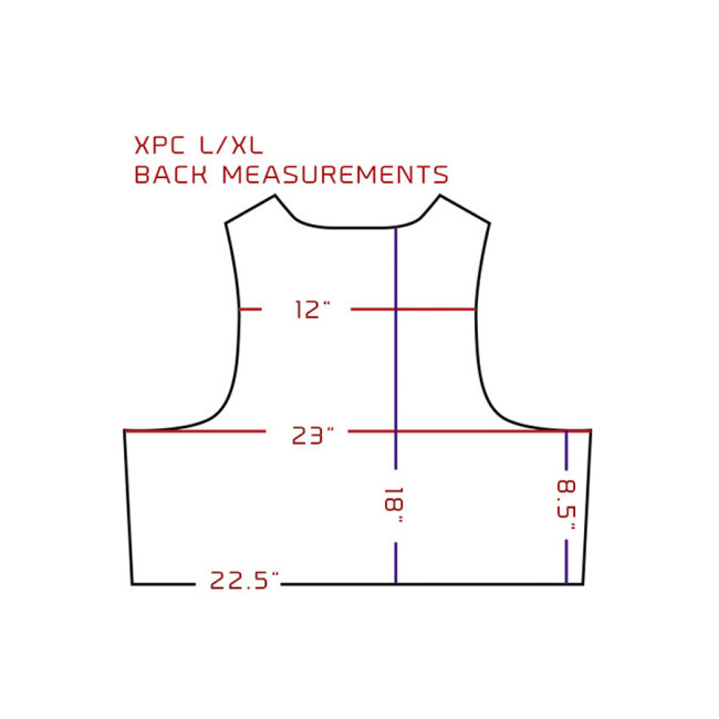 Plaatdrager vest EXO gen. 2 olijfgroen - Condor