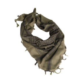 Echarpe shemagh vert olive/noire - Miltec