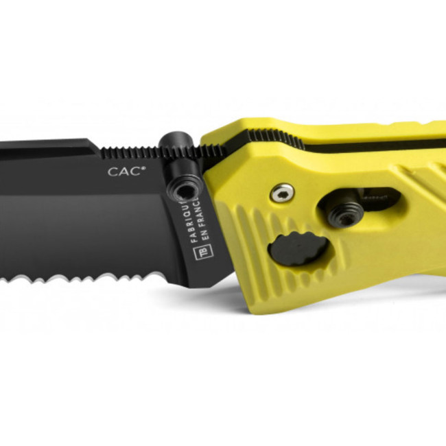 Taschenmesser Cac® Sägezahnung PA6 gelb - TB Outdoor