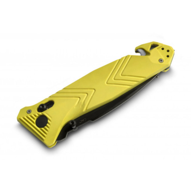 Cac® Taschenmesser Sägezahnung PA6 gelb - TB Outdoor