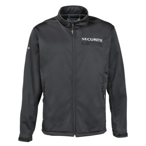 Blouson Softshell Wolf sécurité noir - CityGuard