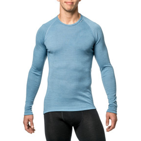 T-shirt lange mouwen Crewneck lite blauw - Woolpower