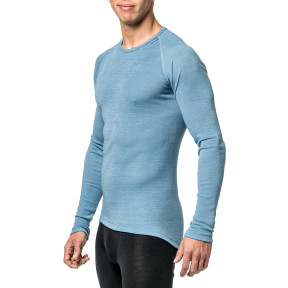 Langarm-T-Shirt Crewneck Lite Blau - Woolpower