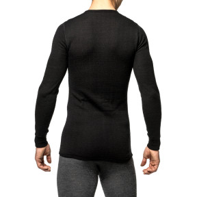 Tee-shirt manches longues Crewneck 200 noir - Woolpower
