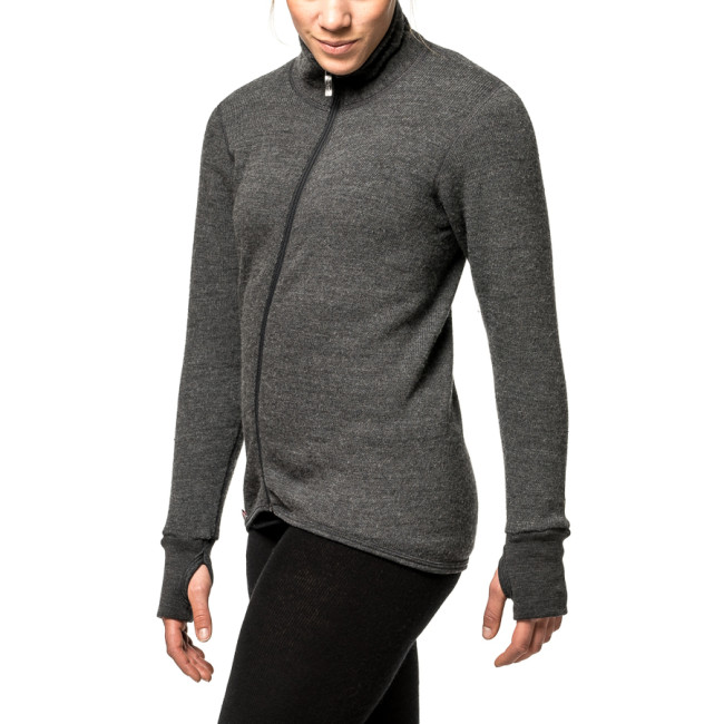 Gilet à fermeture zip Full zip jacket 400 gris - Woolpower