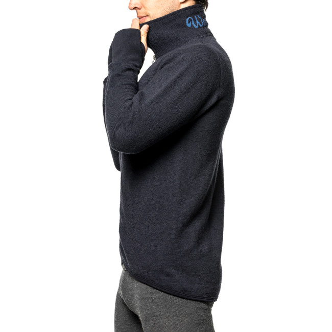Gilet à fermeture zip Full zip jacket 400 bleu marine - Woolpower