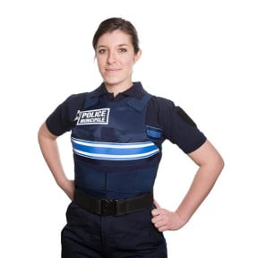 Kugelsichere Weste für weibliche Gemeindepolizei one plus - Der Beschützer