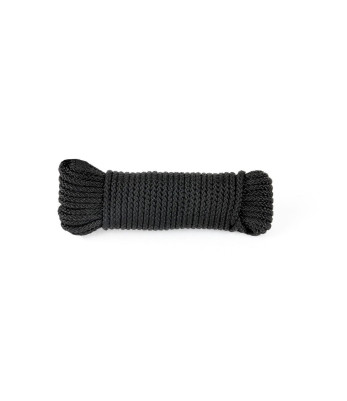 Drisse corde 5 mm - longueur 15 m noir - TOE Concept