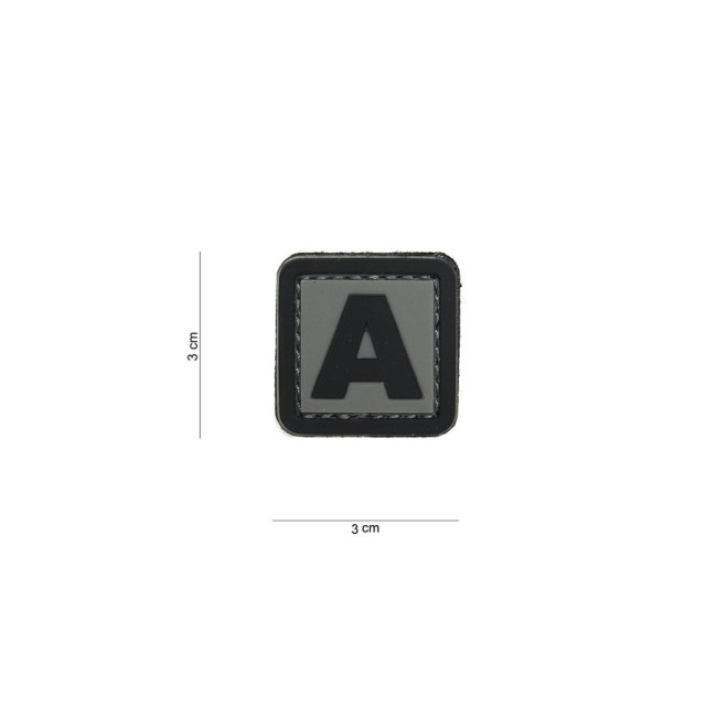 Patch 3D en PVC lettre A - Van OS Imports B.V.