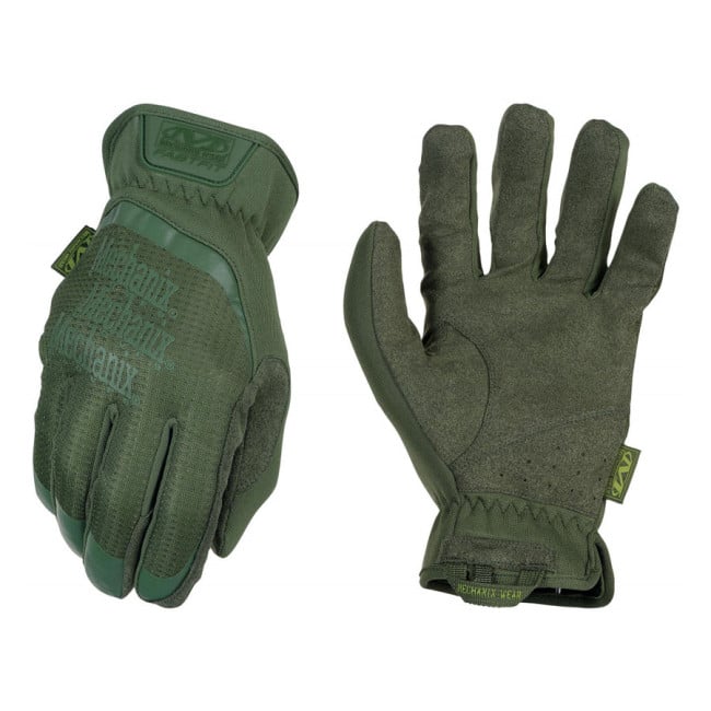 Gants Fastfit vert olive - Mechanix Gants Fastfit vert olive - Mechanix