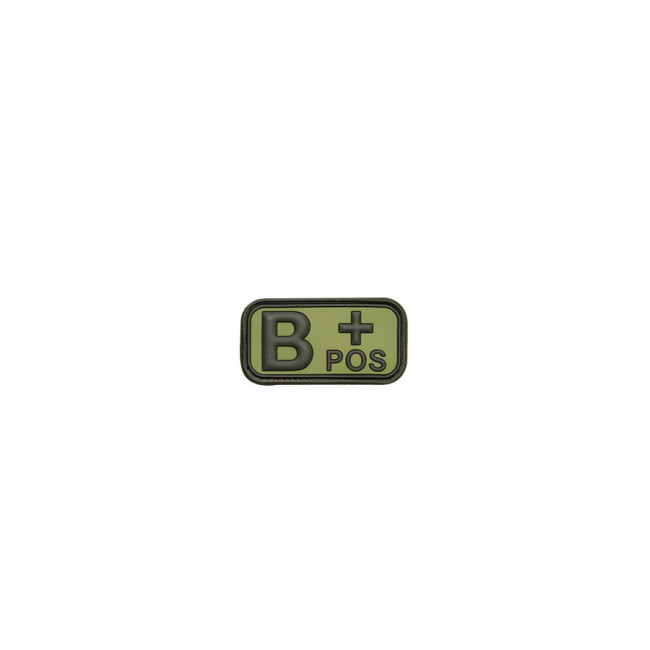 Bloedgroep patch B+ Groen OD - JTG