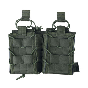Porte chargeur DOUBLE delta vert olive - Kombat Tactical