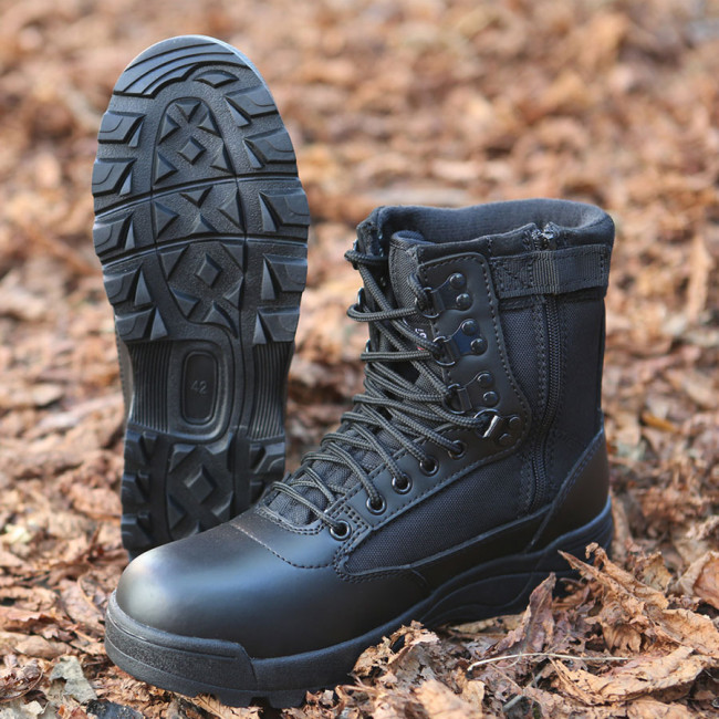 Rangers tactical Boot avec zip noir - Brandit