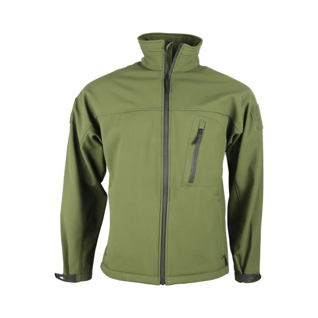 Veste Softshell Trooper Tactical vert olive - Kombat Tactical