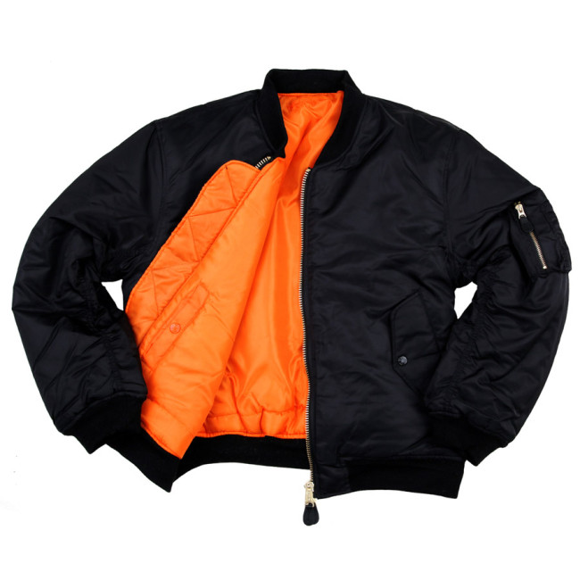 Schwarze MA-I Fliegerjacke - Fostex Garments