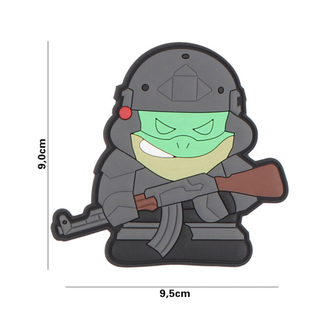 Patch 3D grenouille tactique en PVC - 101 Inc Patch 3D grenouille tactique en PVC - 101 Inc