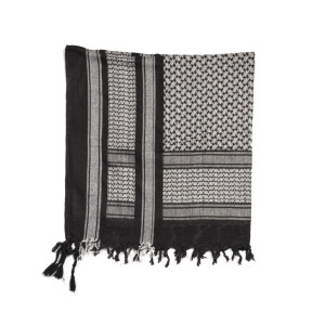 Echarpe Shemagh noir/blanche - Miltec