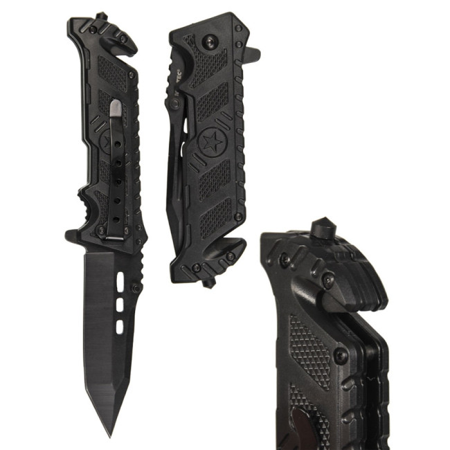 Couteau pliant Star noir - Miltec