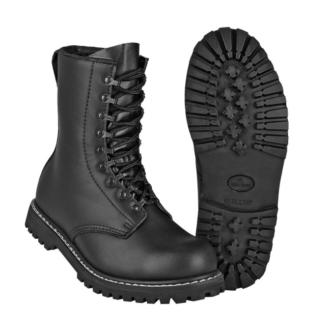 Rangers Lederstiefel Para mit Stahlkappe - Miltec