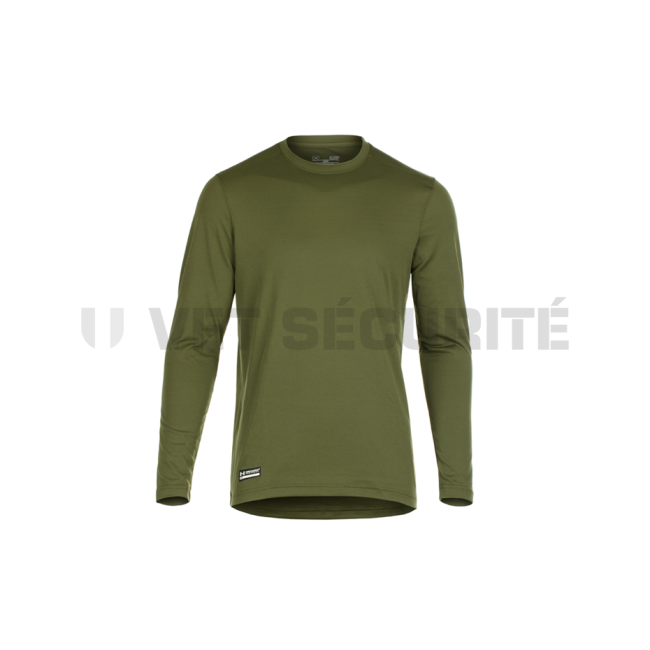 T-Shirt lange mouwen Tactical UA Tech olijfgroen - Under Armour