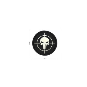 Naszywka 3D cel z The Punisher czarny - 101 Inc