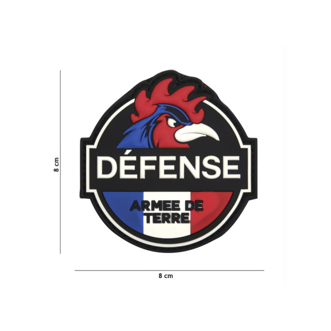 Ronde landmacht patch in PVC - 101 Inc