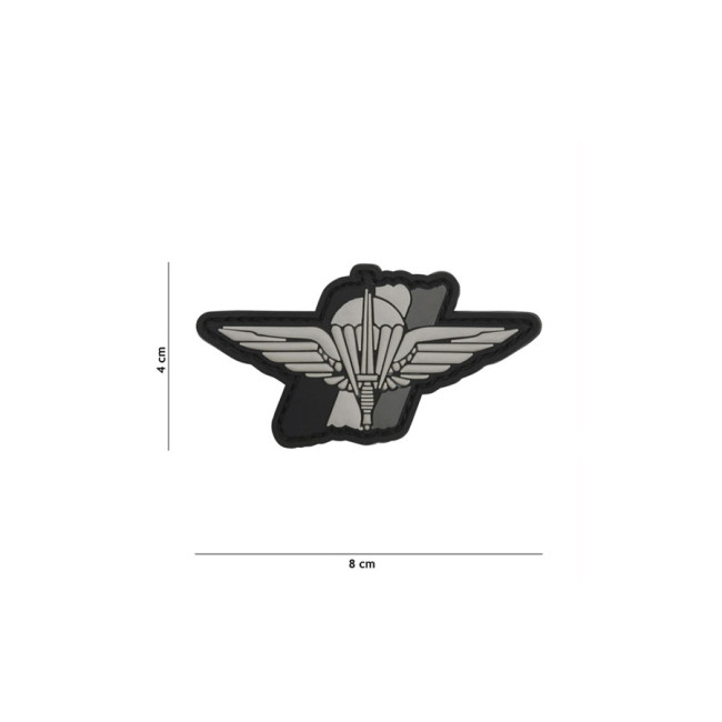3D PVC Patch mit geflügeltem Fallschirmjäger - 101 Inc