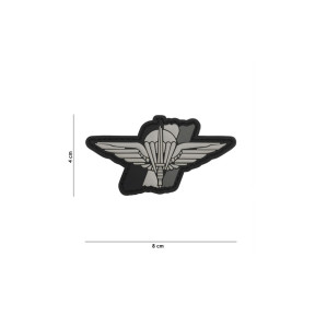 3D PVC Patch mit geflügeltem Fallschirmjäger - 101 Inc