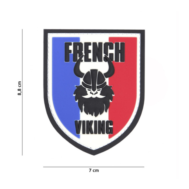 Patch blason "French Viking" en PVC - 101 Inc