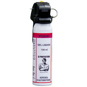 Pfeffergel-Abwehrspray Super Pro mit Griff - 100ml - Le Protecteur