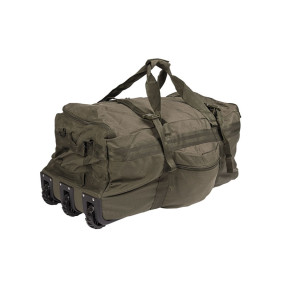 Sac commando à roulettes 118L vert olive - Miltec