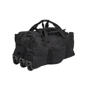 Bolsa comando con ruedas 118L negra - Miltec