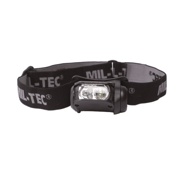 Lampe frontale LED noir - Miltec