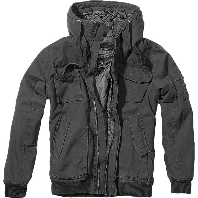 Winter Jas Bronx - Zwart - Brandit