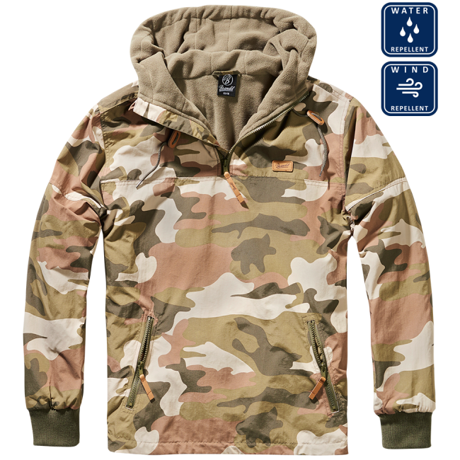 Fleece windjack Luke Camo - Brandit