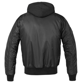 Chaqueta con capucha - Negra - Brandit