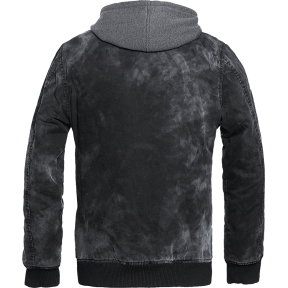 Vest Dayton Sweat Capuche verwassen zwart - Brandit