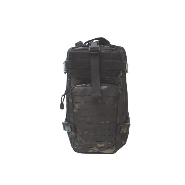 ASSAULT Rucksack MOLLE System Laser Cut 27L - Camo Schwarz - PATROL EQUIPEMENT
