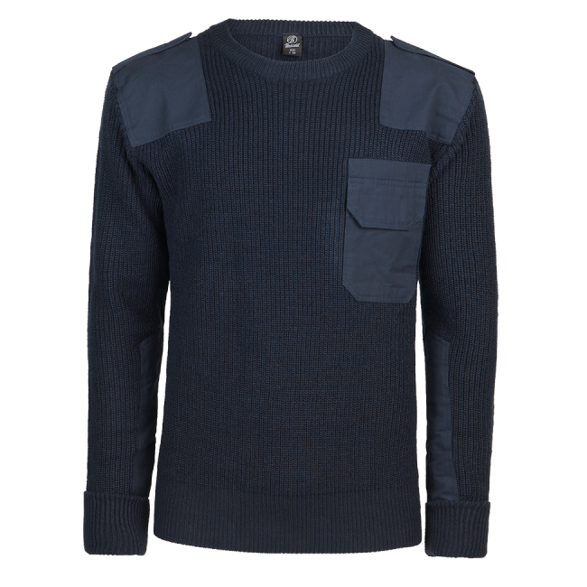 Pullover mit Rundhalsausschnitt BW Marineblau - Brandit