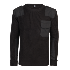 Pull col rond BW Noir - Brandit