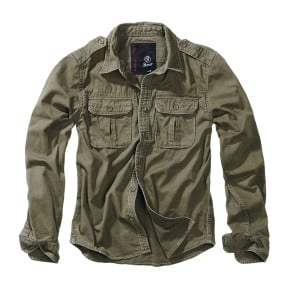 Koszula Vintage Longsleeve Military Style Zielona - Brandit