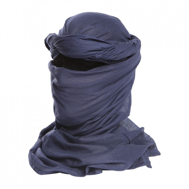 Katoenen sjaal marineblauw - Ares