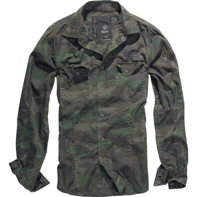 Chemise Slimfit Cintrée Woodland - Brandit