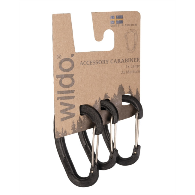 Karabiner Set Schwarz - Wildo