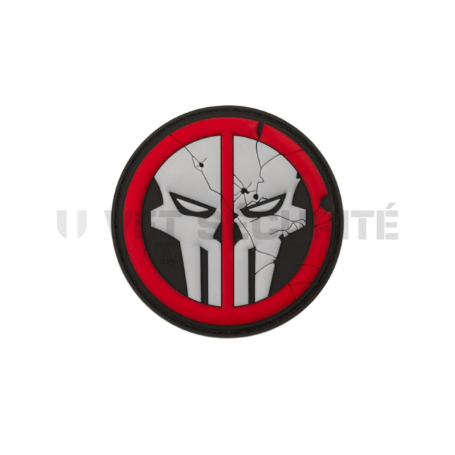 Okrągły patch Deathpool Skull - JTG