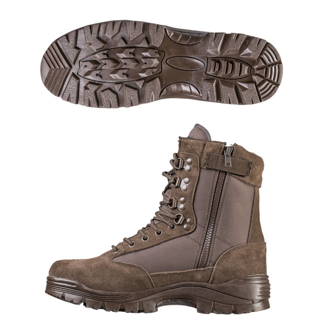 Buty Tactical Zip brązowe - Miltec