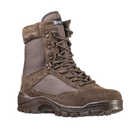 Taktische Reißverschluss-Schuhe braun - Miltec