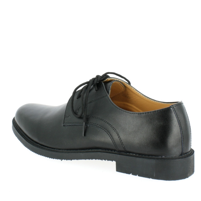 Buty miejskie ze skóry czarne - Patrol